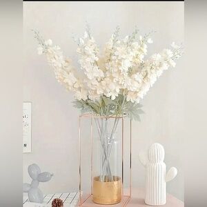 Ivy & Hyacinth Flower Ivory Artificial 2-Branch Brand New